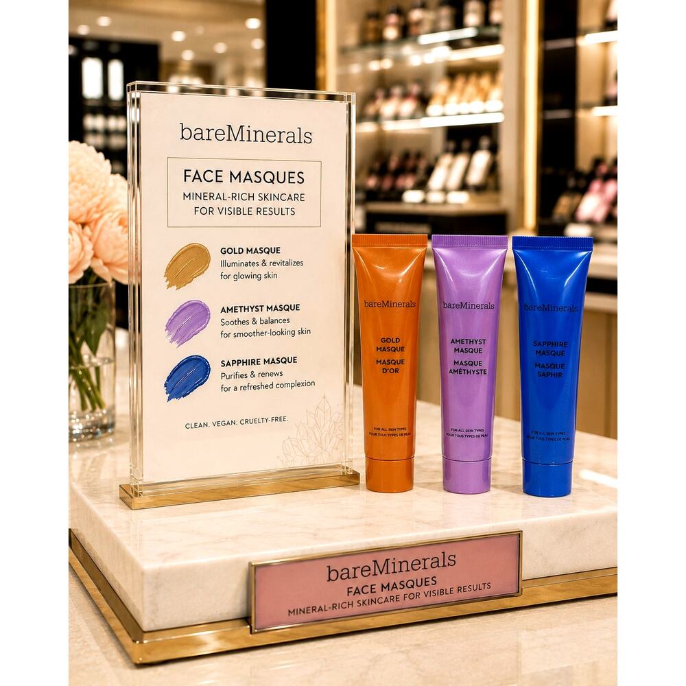 BareMinerals Little Gems Mask Set - set of 3